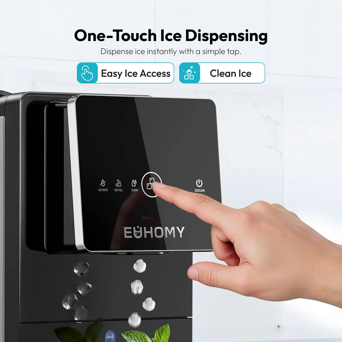 Ice Machine Open Euhomy Jet SE Nugget Ice Maker Dispenser – Euhomy Kitchen